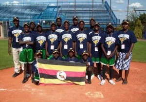 A Uganda Little League Baseball team.