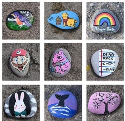 220 Rock painting people ideas  stone painting, painted rocks, stone art