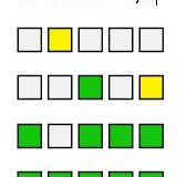 wordle coloured blocks