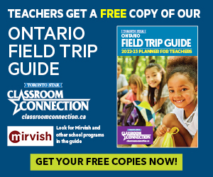 Toronto Star ad for Ontario Field Trip Guide