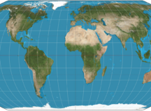 Image showing the Equal Earth projection. Image from Wikipedia